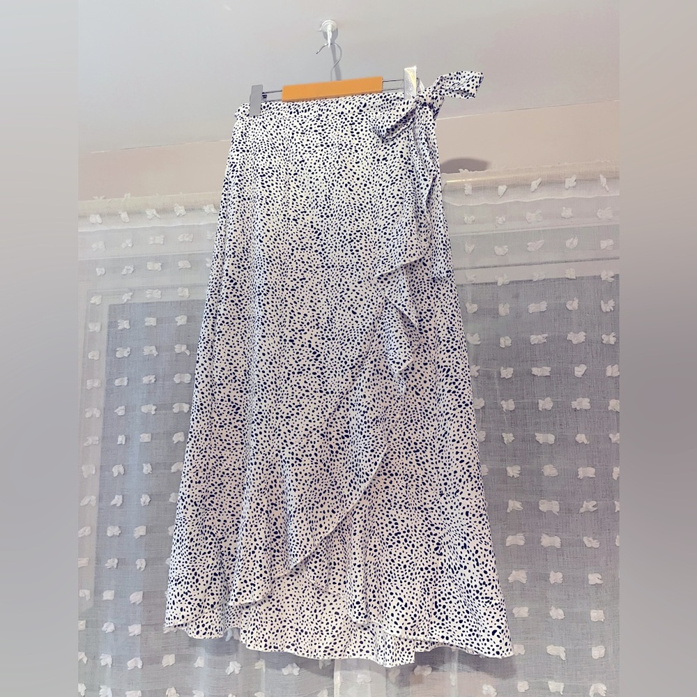 Shein Dalmatian print skirt
